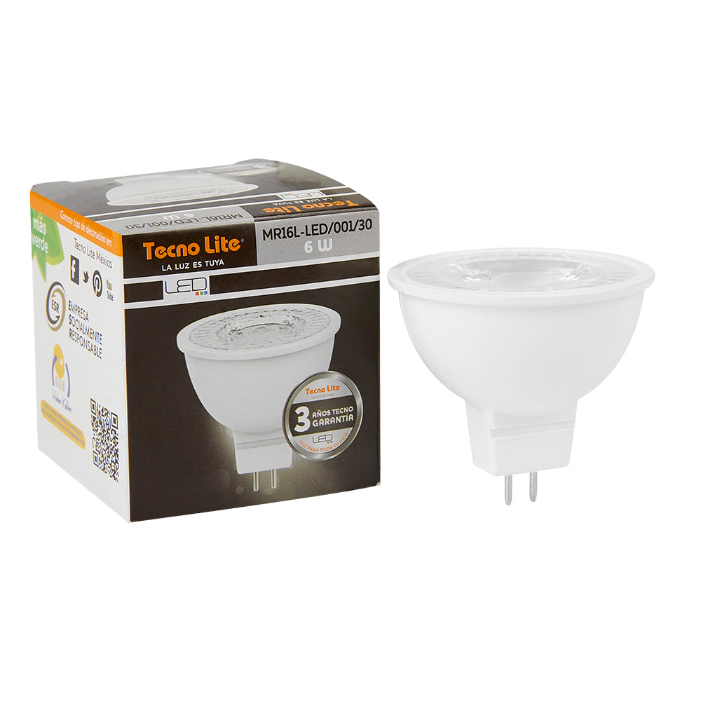 Lámpara Foco TECNO LITE MR16L-LED/001/30 Tienda EEGSA