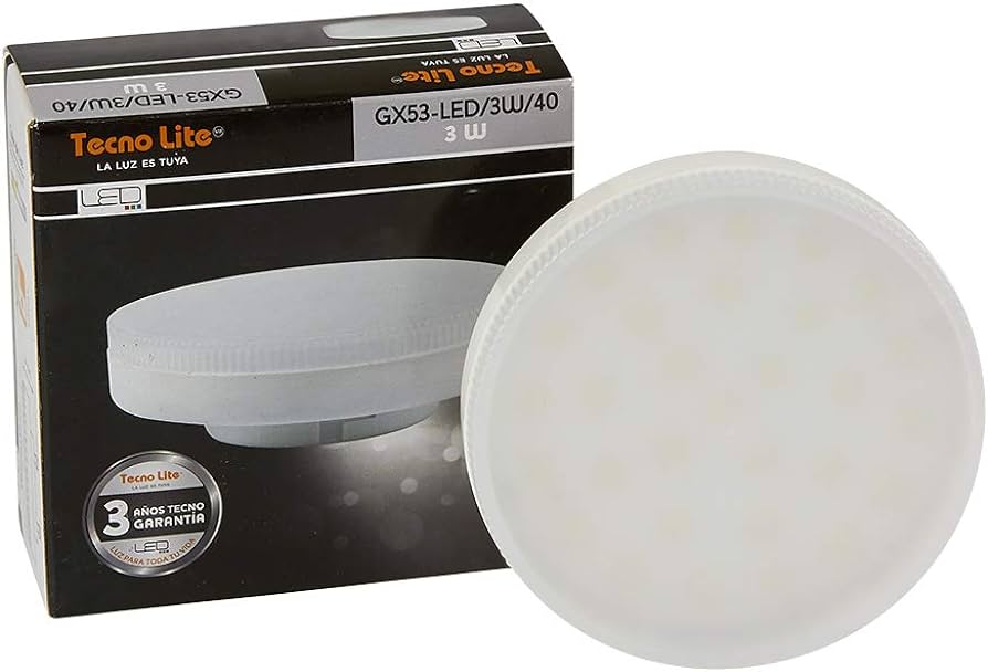 Lámpara Led Rx TECNO LITE GX53-LED/3W/40 Tienda EEGSA