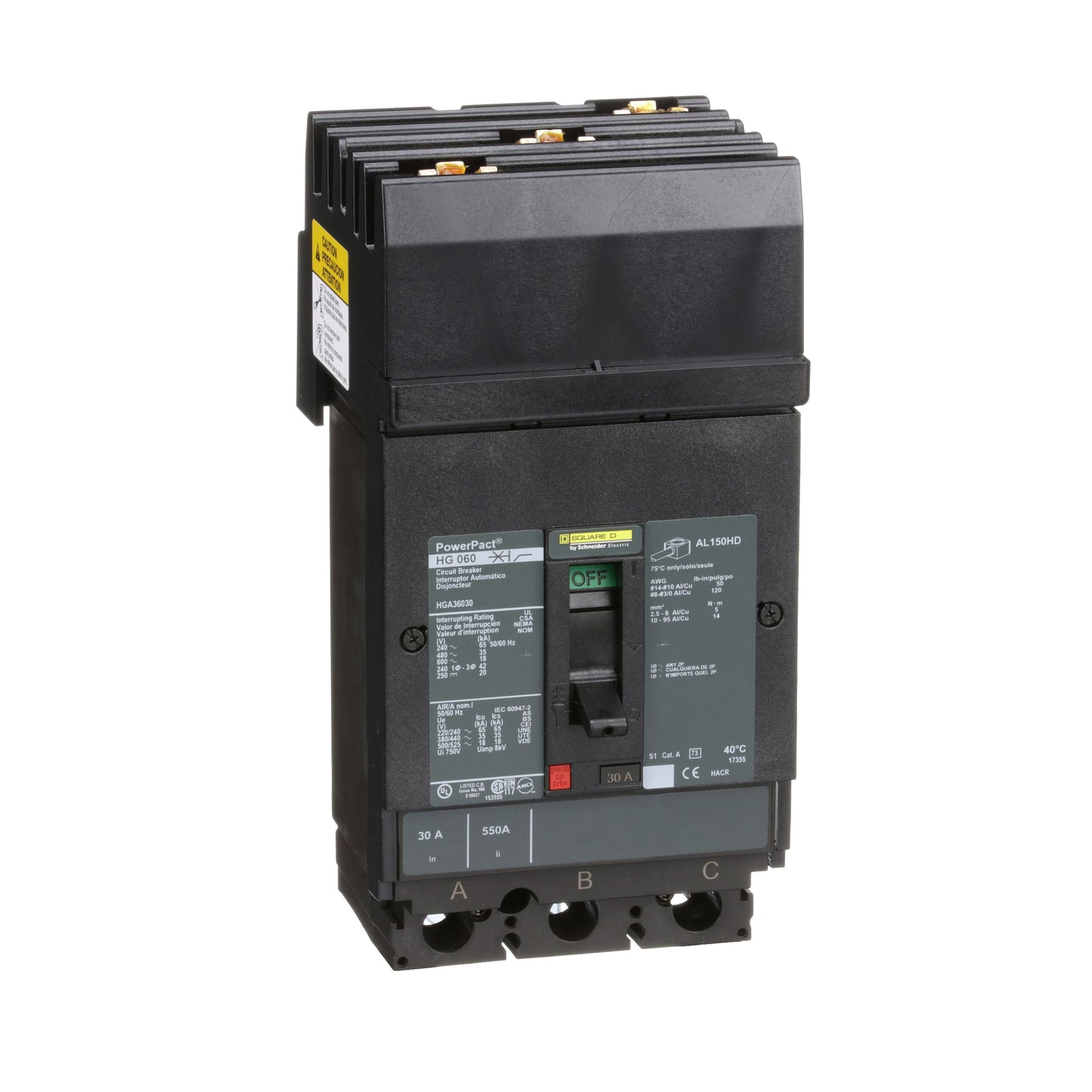 INTERRUPTOR 30A Schneider HGA36030 Tienda EEGSA
