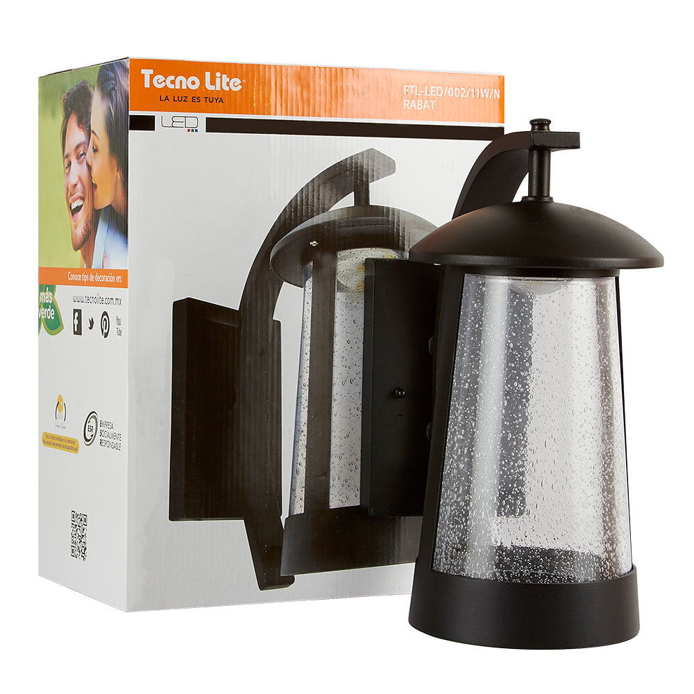 Luminario Farol exterior arbotante TECNO LITE FTL-LED002/11W/N Tienda EEGSA