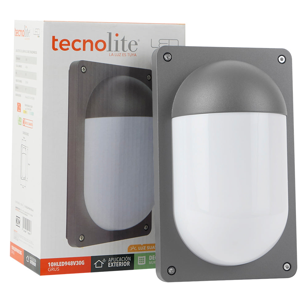 Luminario exter TECNO LITE 10HLED948V30G Tienda EEGSA