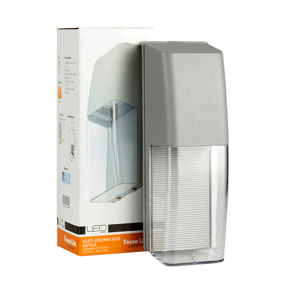 Luminario LE TECNO LITE HLED-200/6W/30/G Tienda EEGSA
