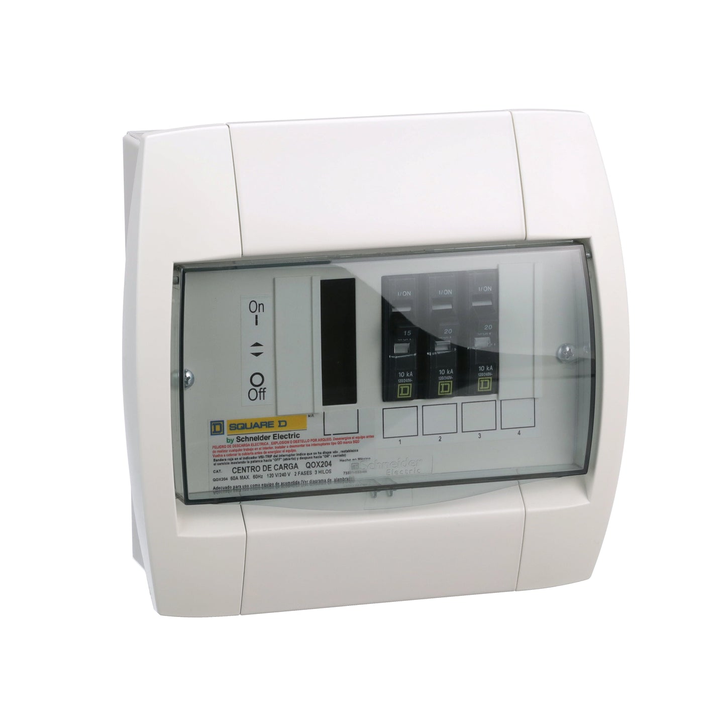 Centro de carga QOX Schneider QOX208TM Tienda EEGSA