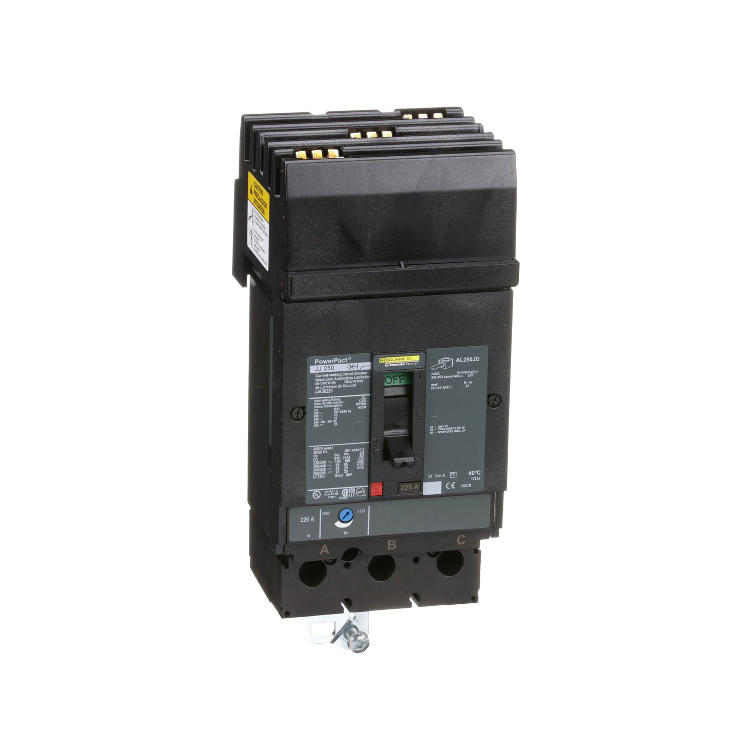 INTERRUPTOR 225A Schneider JJA36225 Tienda EEGSA