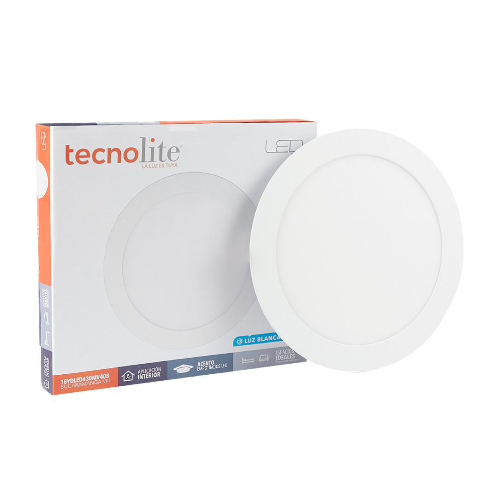 Luminaria De TECNO LITE 18YDLED430MV40B Tienda EEGSA