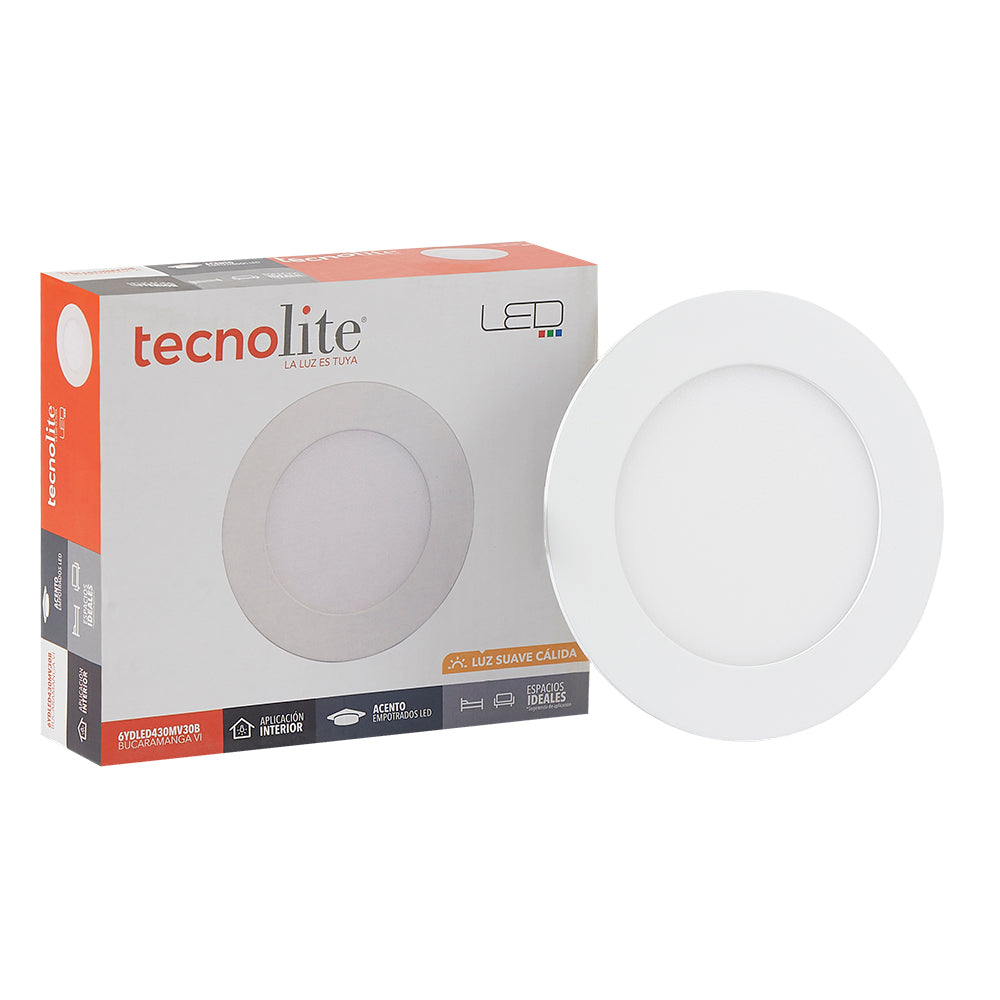 Luminario Down TECNO LITE 6YDLED430MV30B Tienda EEGSA