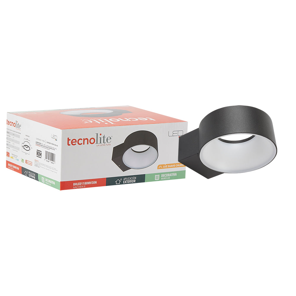 Luminario EXTE TECNO LITE 8HLED1180MV30N Tienda EEGSA