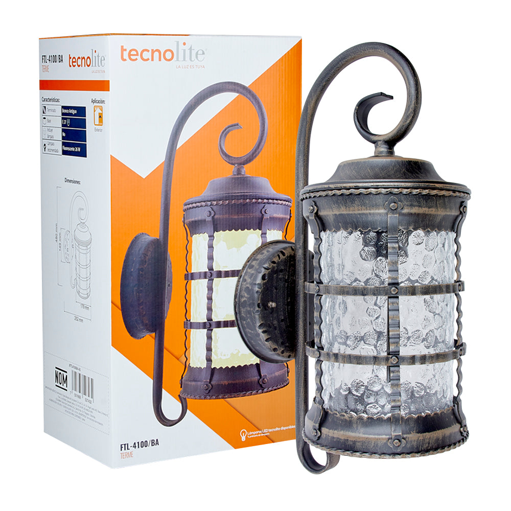 Luminaria Farol d TECNO LITE FTL-4100/BA Tienda EEGSA