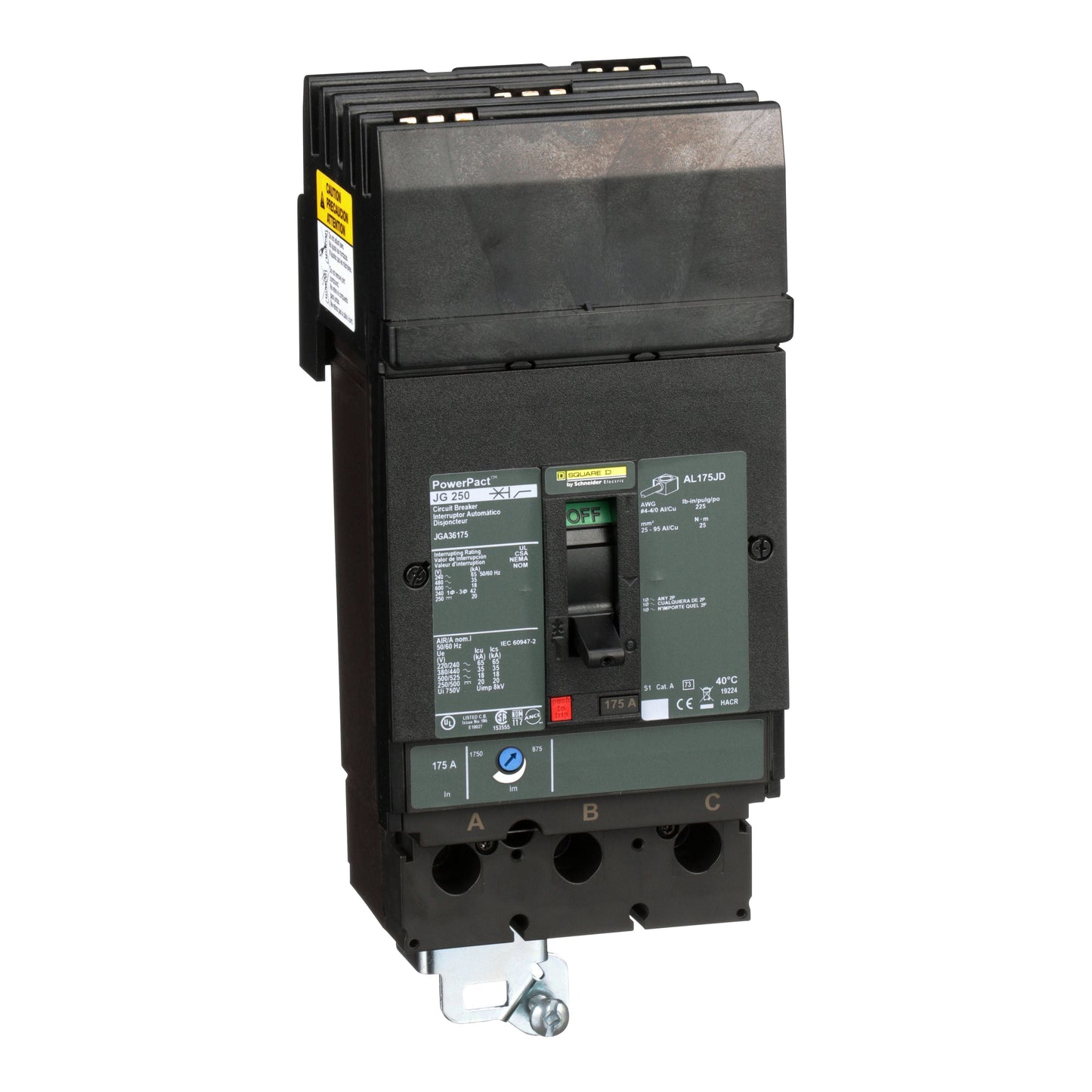 INTERRUPTOR 175A Schneider JGA36175 Tienda EEGSA