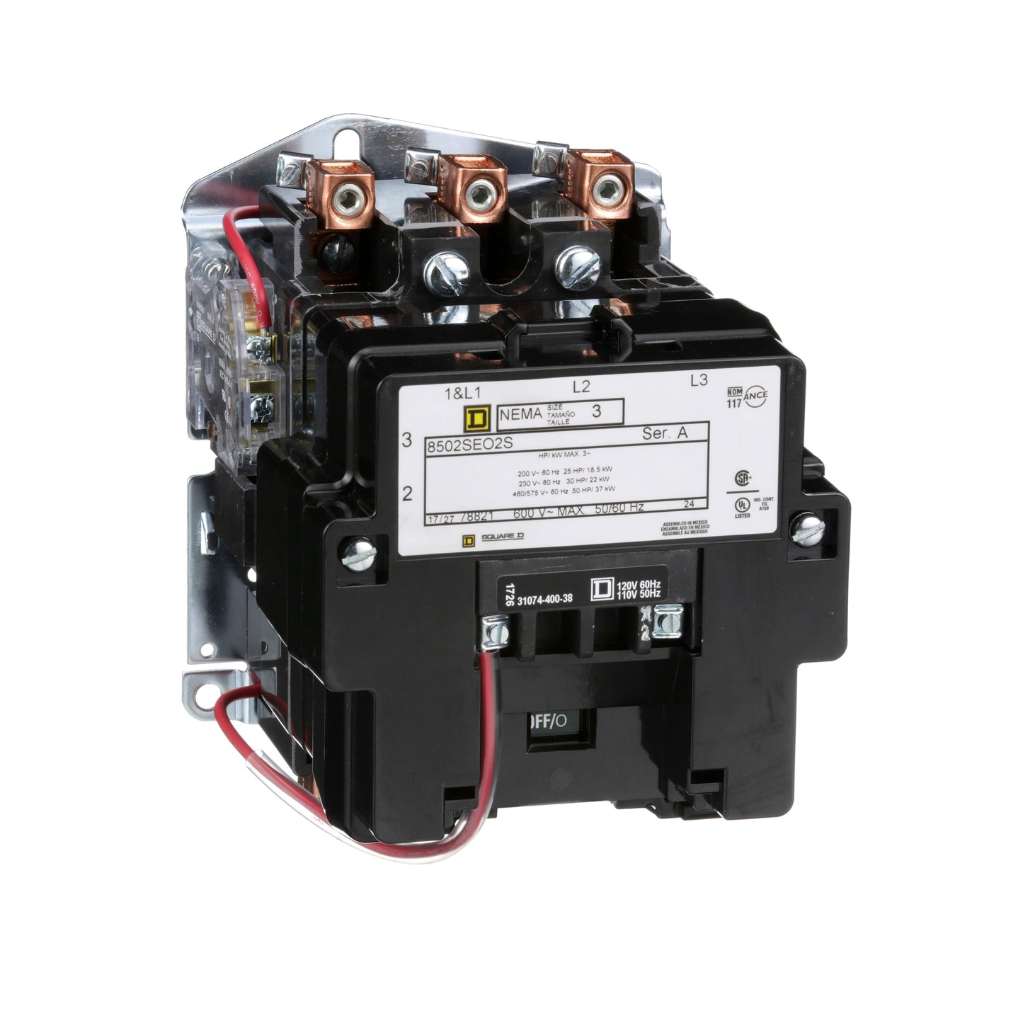 CONTACTOR MAGNETIC Schneider 8502SEO2V03 Tienda EEGSA