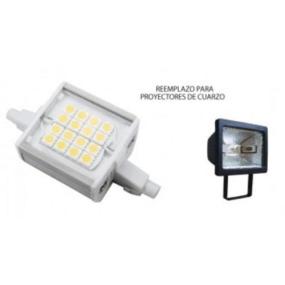 Reflector negro luz blanco cálido, TECNO LITE ML78-SMDLED/5W/30 Tienda EEGSA