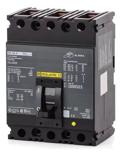 INTERRUPTOR M. F 20A SCHNEIDER FAL36020 Tienda EEGSA