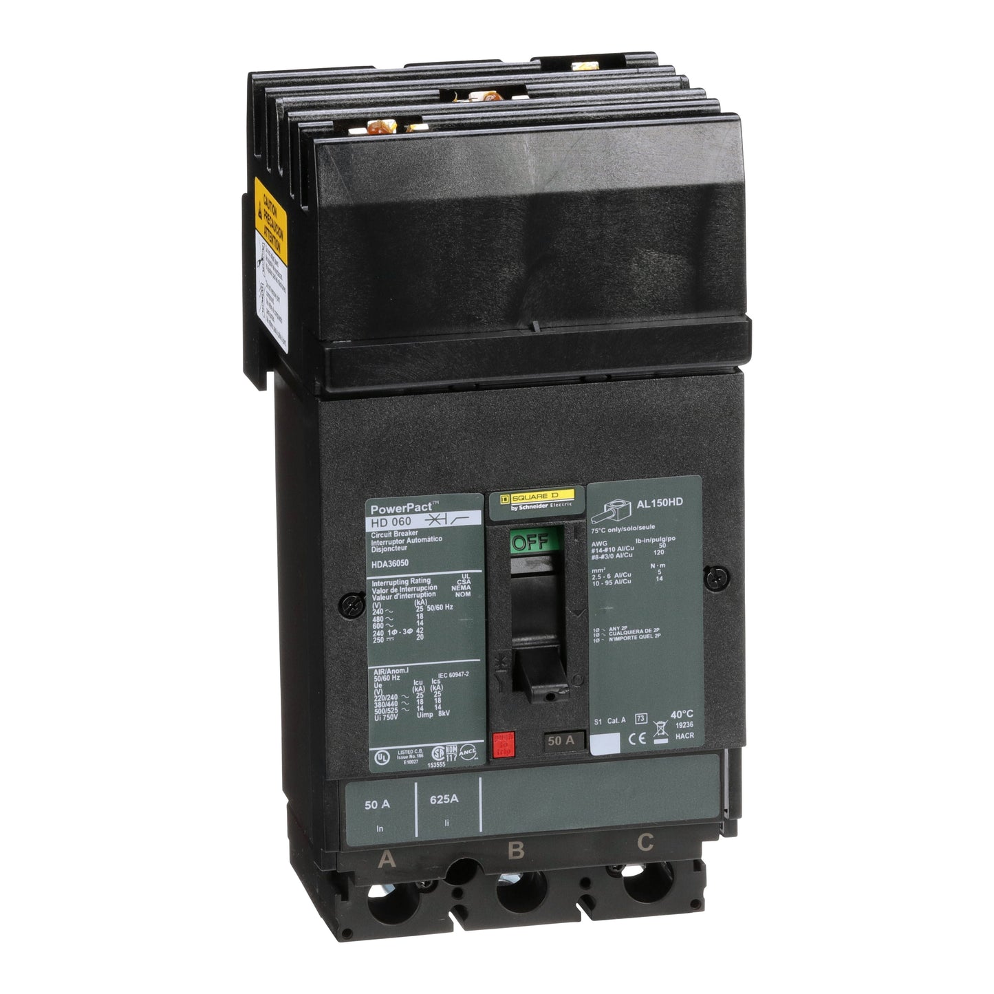 INTERRUPTOR 050A Schneider HDA36050 Tienda EEGSA