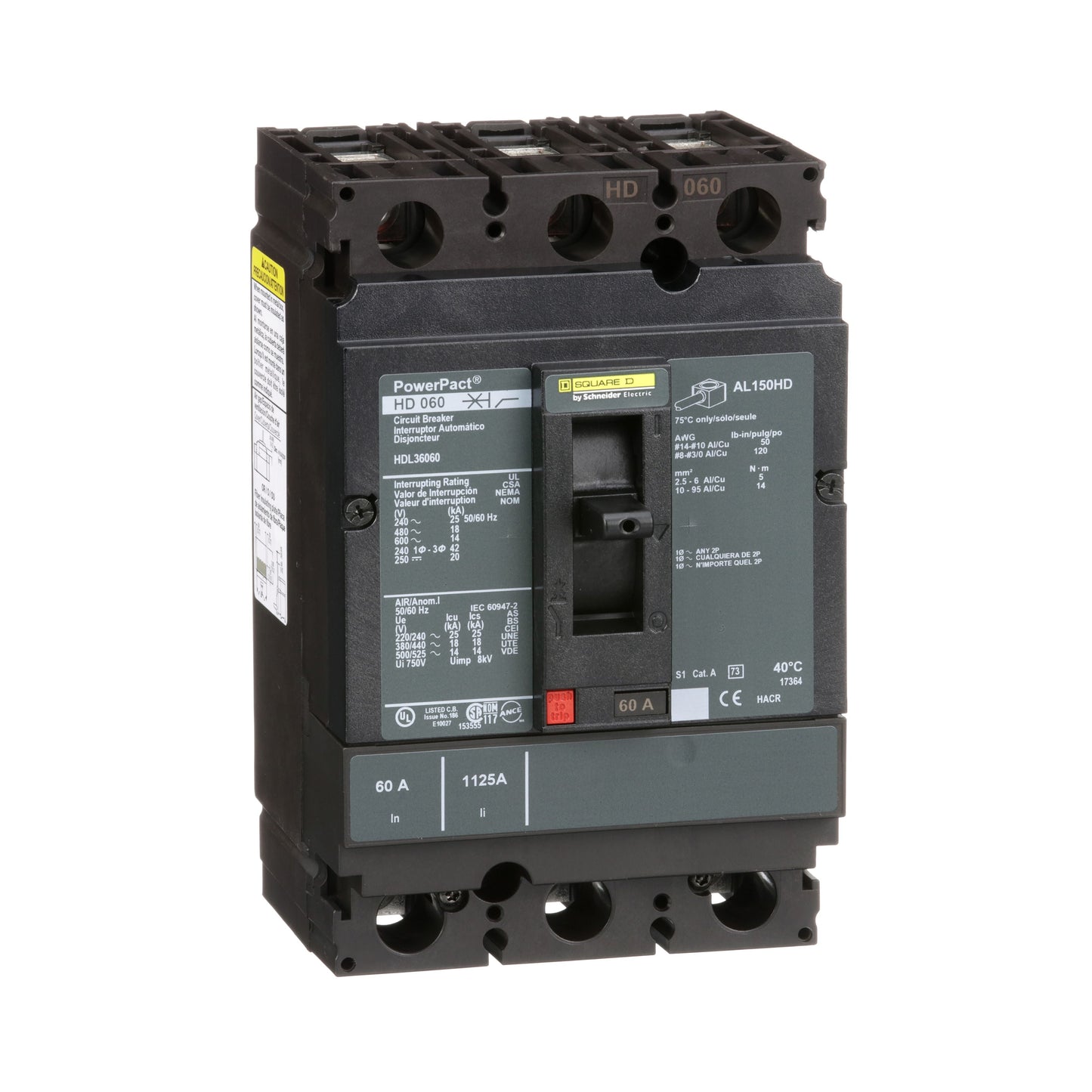 INTERRUPTOR 060A Schneider HDL36060 Tienda EEGSA