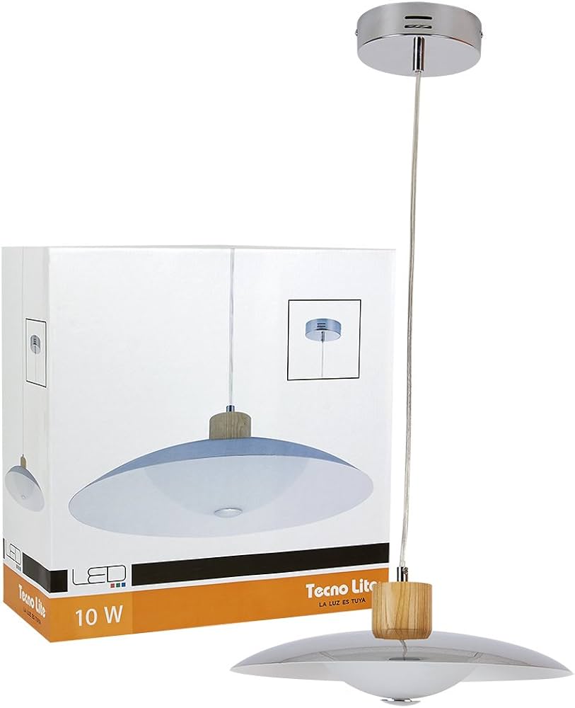 Luminaria Colgante Suspendida TECNO LITE CTLLED-140/10W/30B Tienda EEGSA