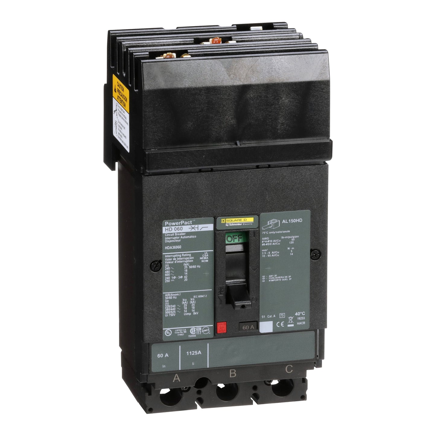 INTERRUPTOR 060A Schneider HDA36060 Tienda EEGSA