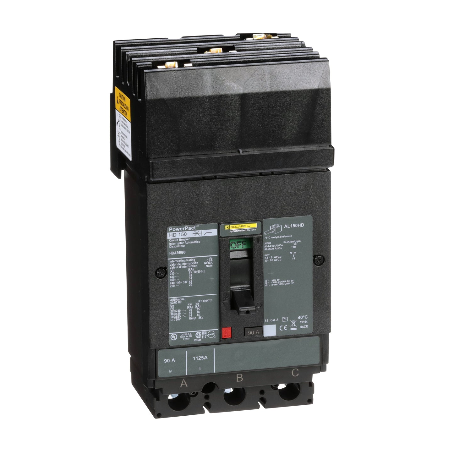INTERRUPTOR 090A Schneider HDA36090 Tienda EEGSA