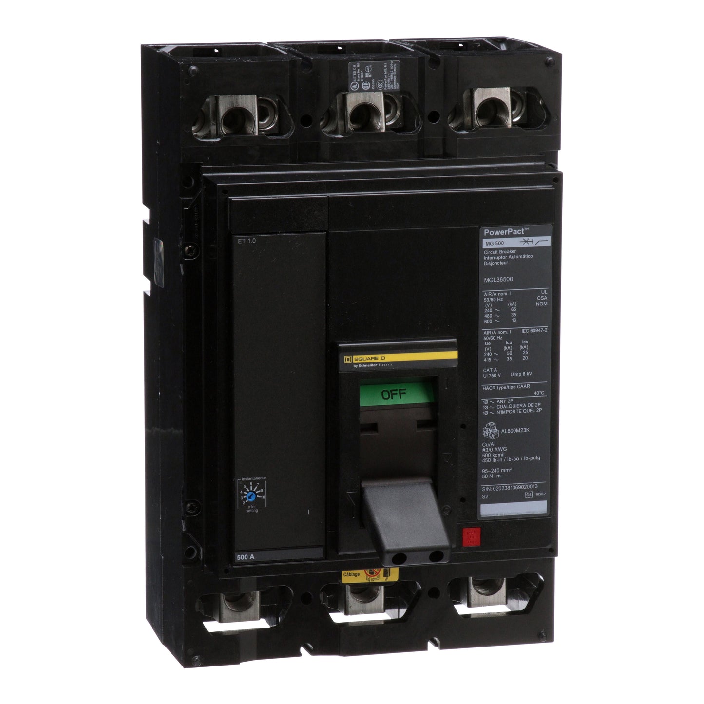 Interruptor en caja M Schneider MGL36500 Tienda EEGSA