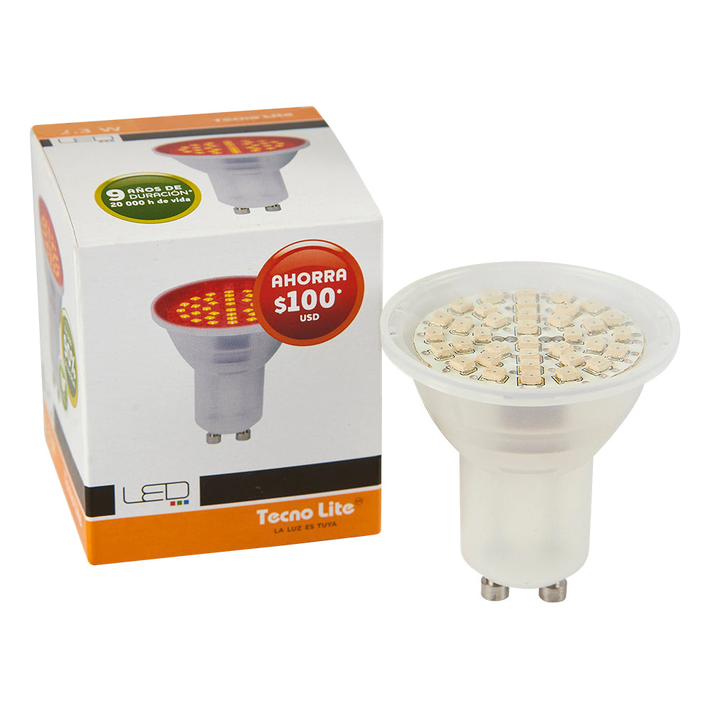 Lámpara LED TECNO LITE GU10-SMDLED/2.3WRO Tienda EEGSA