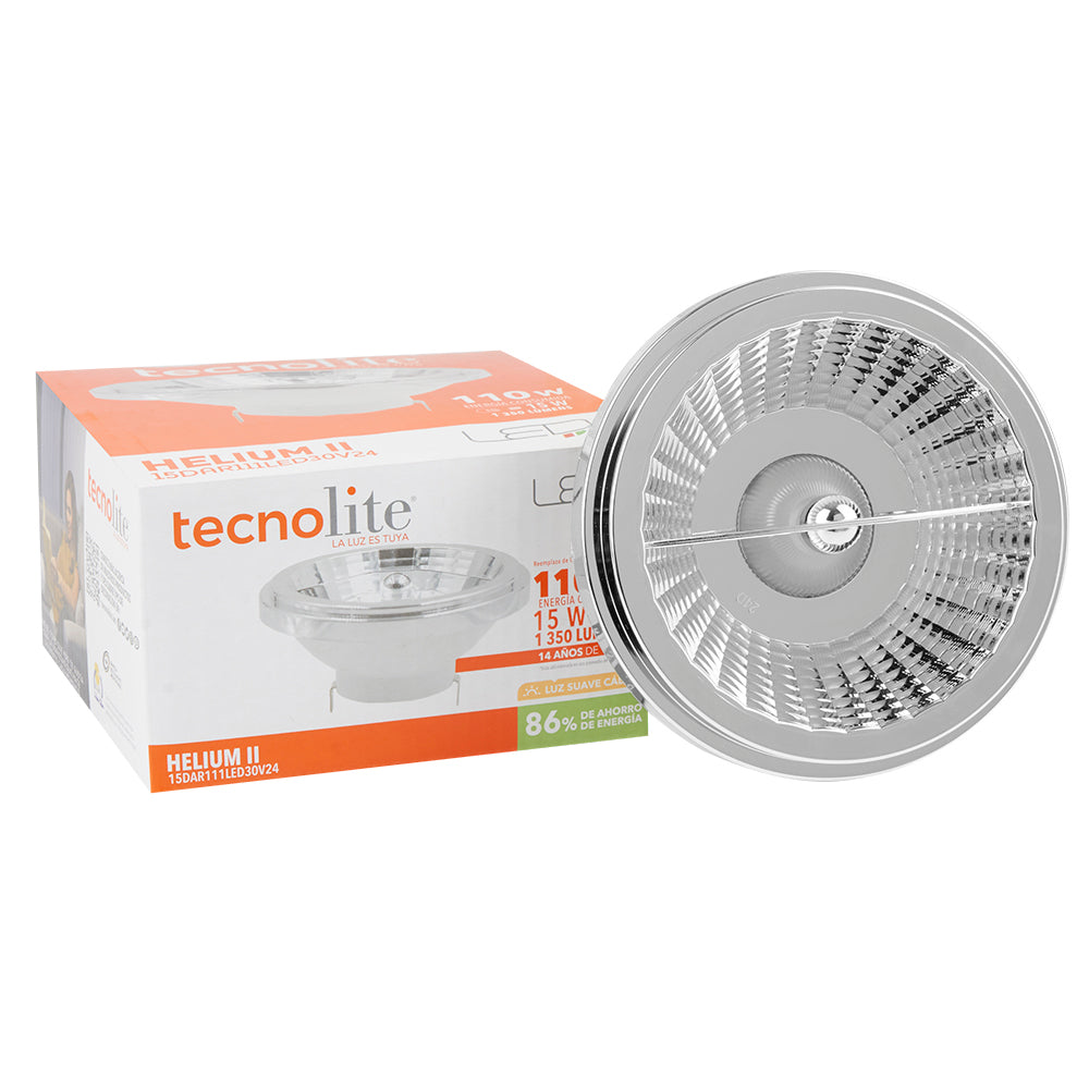 Lámpara Foco TECNO LITE 15DAR111LED30V24 Tienda EEGSA