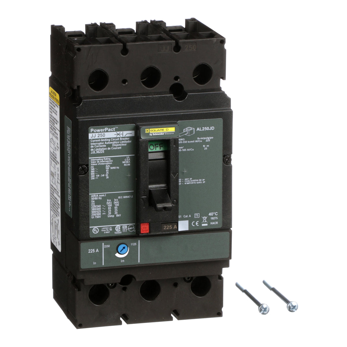 INTERRUPTOR 225A Schneider JJL36225 Tienda EEGSA