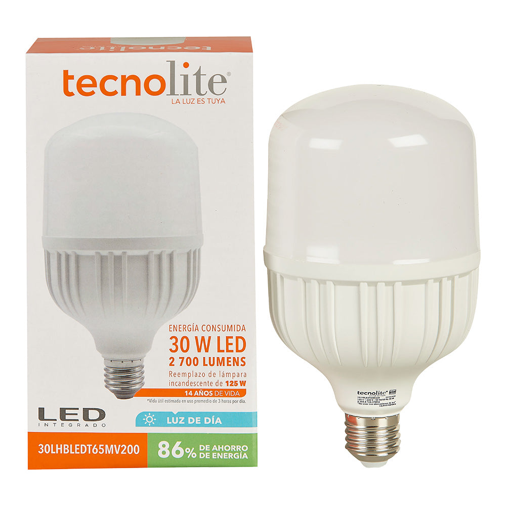 Lámpara LED TECNO LITE 30LHBLEDT65MV200 Tienda EEGSA