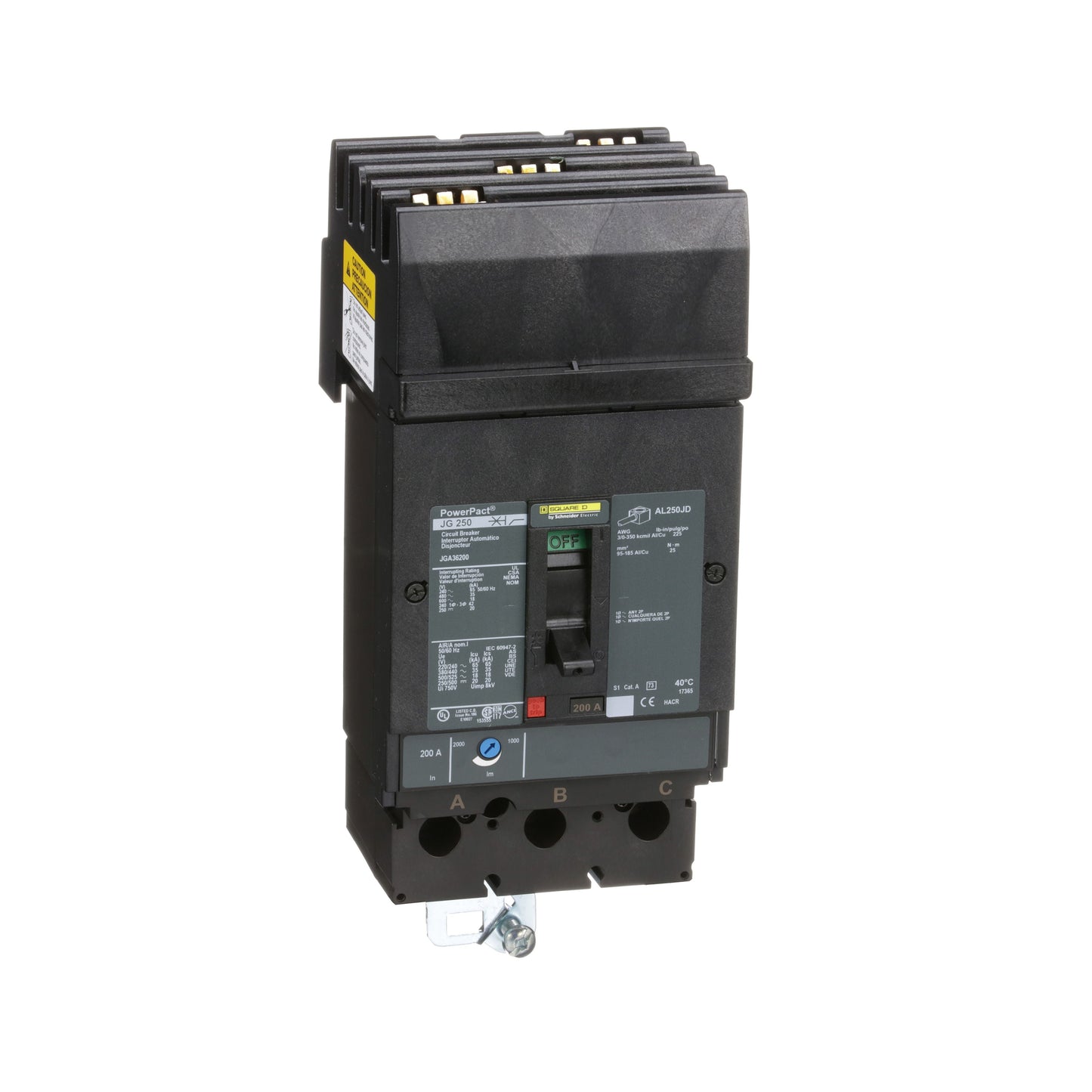 INTERRUPTOR 200A Schneider JGA36200 Tienda EEGSA