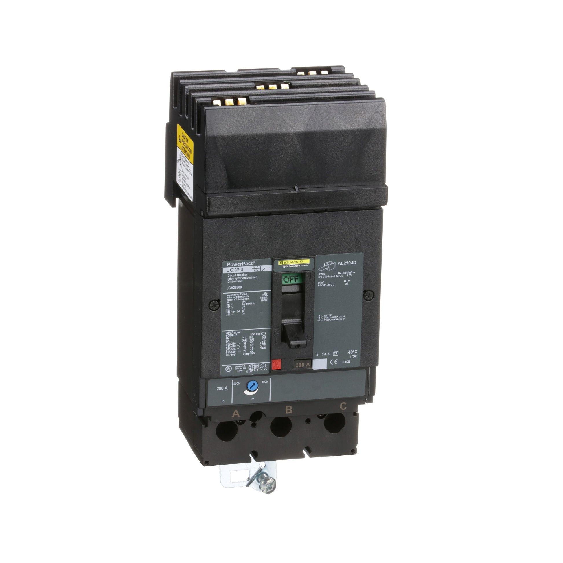 INTERRUPTOR 200A Schneider JGA36200 Tienda EEGSA