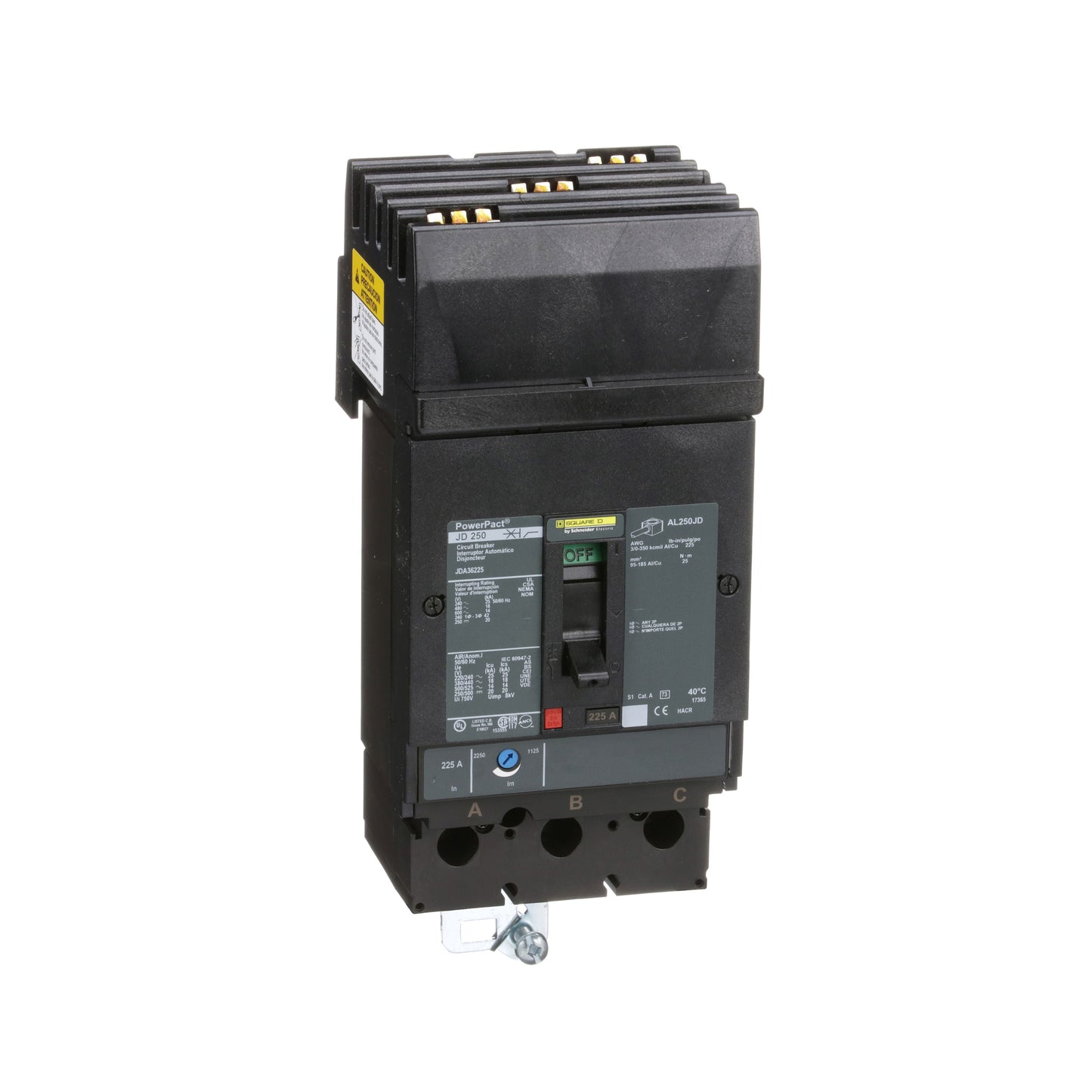 INTERRUPTOR 225A Schneider JDA36225 Tienda EEGSA
