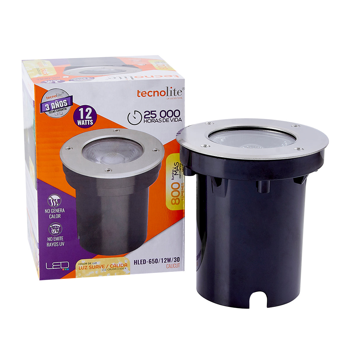 Luminario de TECNO LITE HLED-650/12W/30 Tienda EEGSA