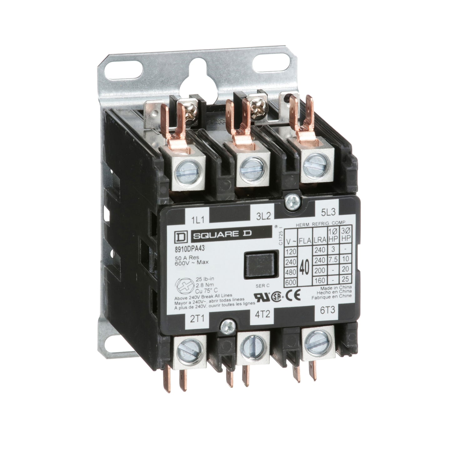 CONTACTOR DE PROP Schneider 8910DPA43V06 Tienda EEGSA