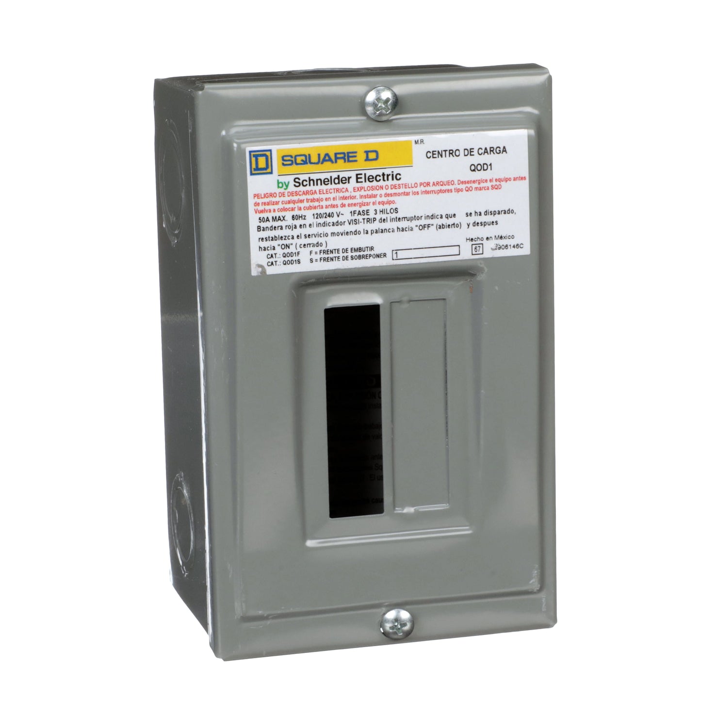 CENTRO DE CARGA Schneider QOD1S Tienda EEGSA