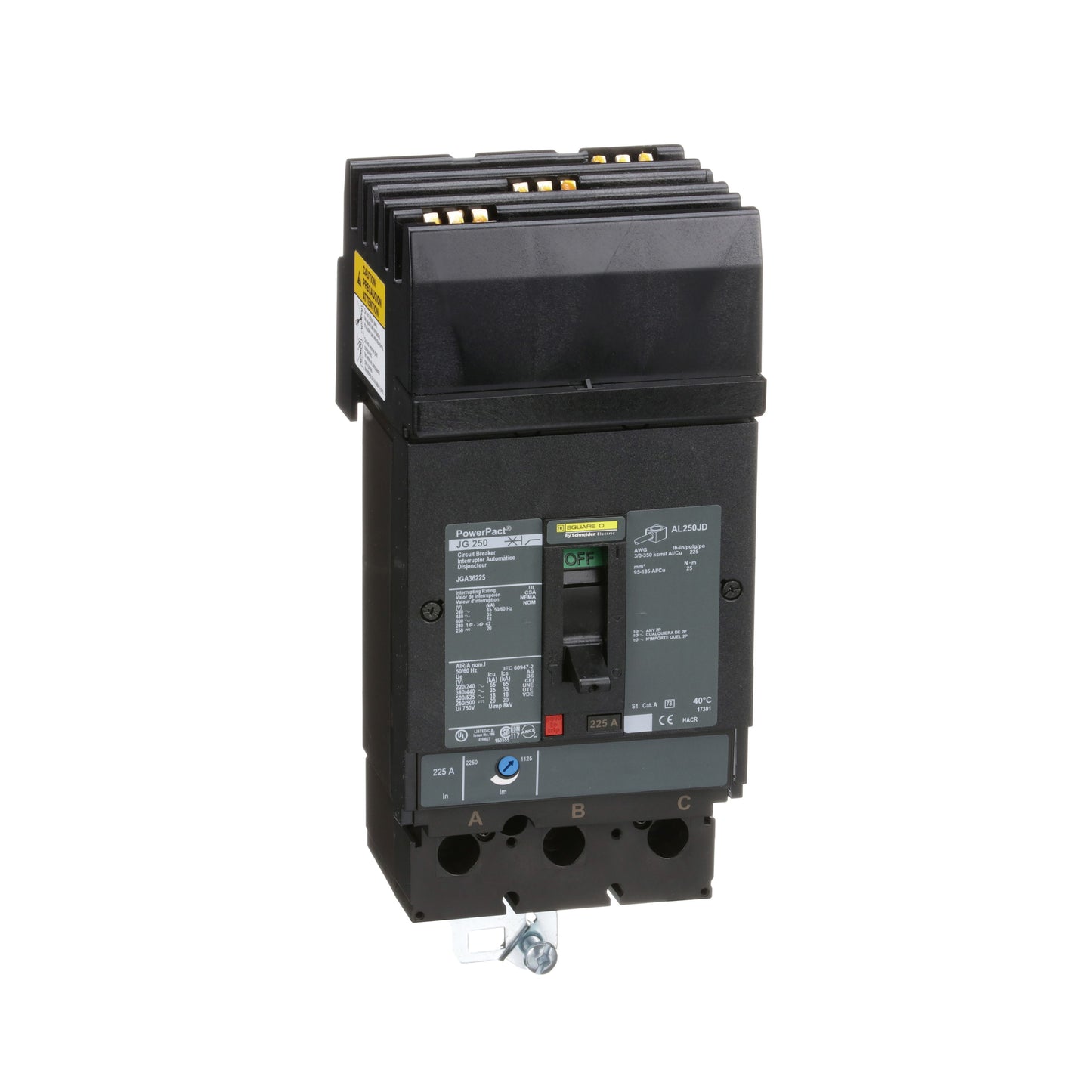 INTERRUPTOR 225A Schneider JGA36225