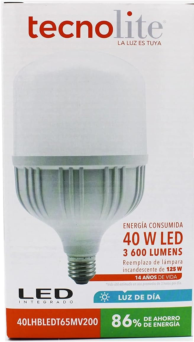 Lámpara Foco TECNO LITE 40LHBLEDT65MV200 Tienda EEGSA