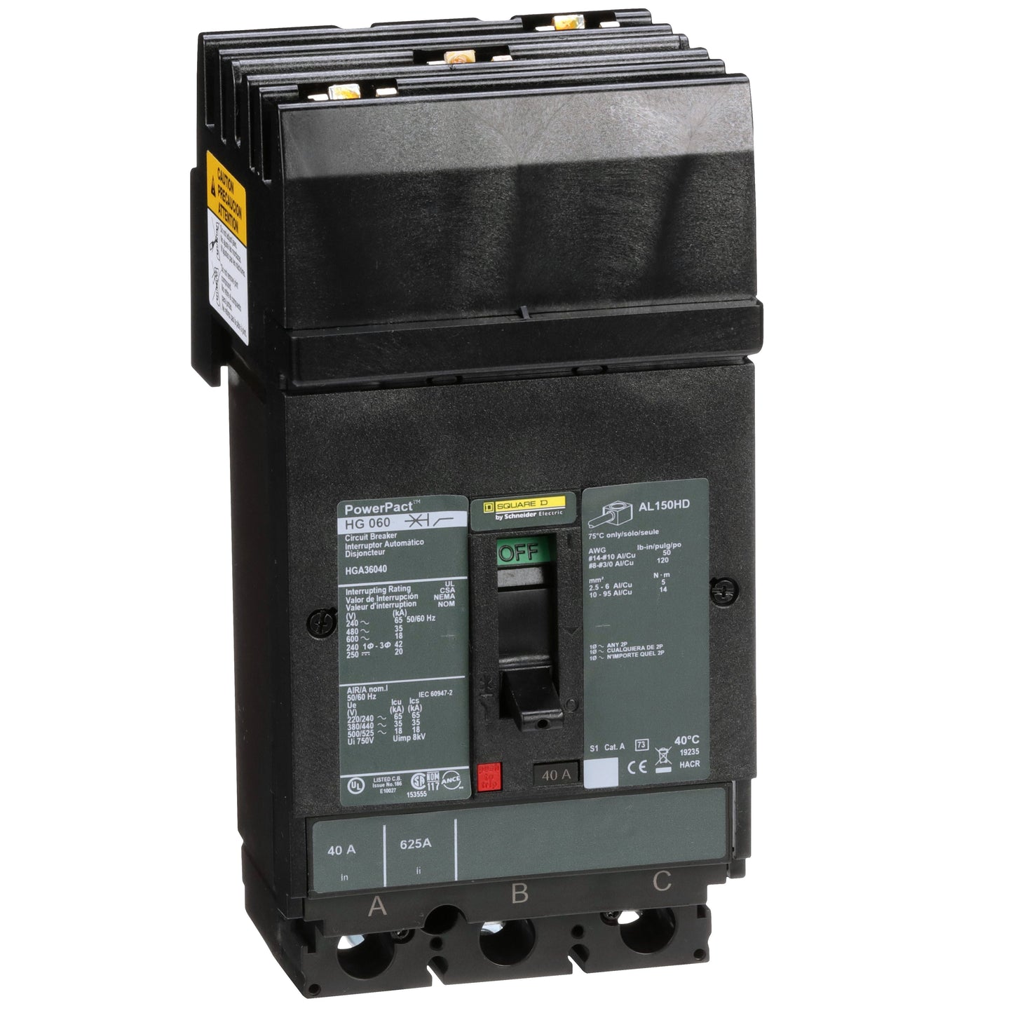 INTERRUPTOR 40A Schneider HGA36040 Tienda EEGSA