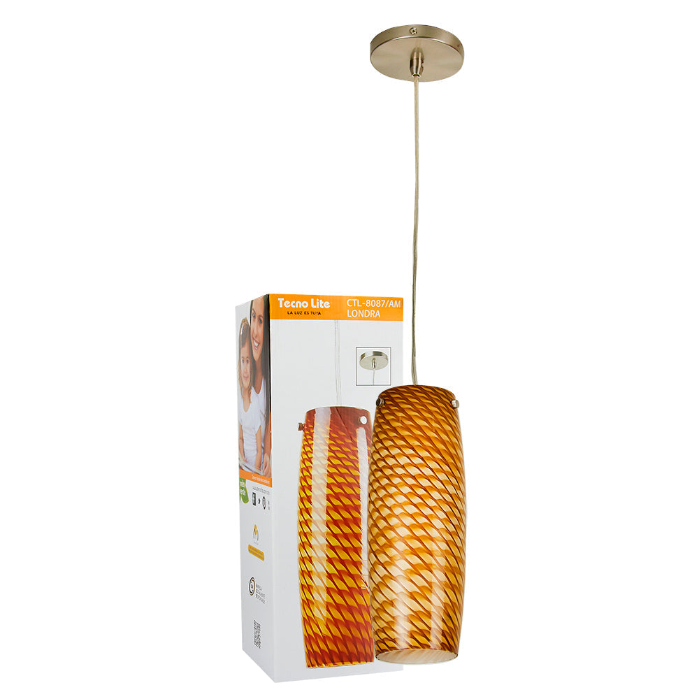 Luminario Colgant TECNO LITE CTL-8087/AM Tienda EEGSA