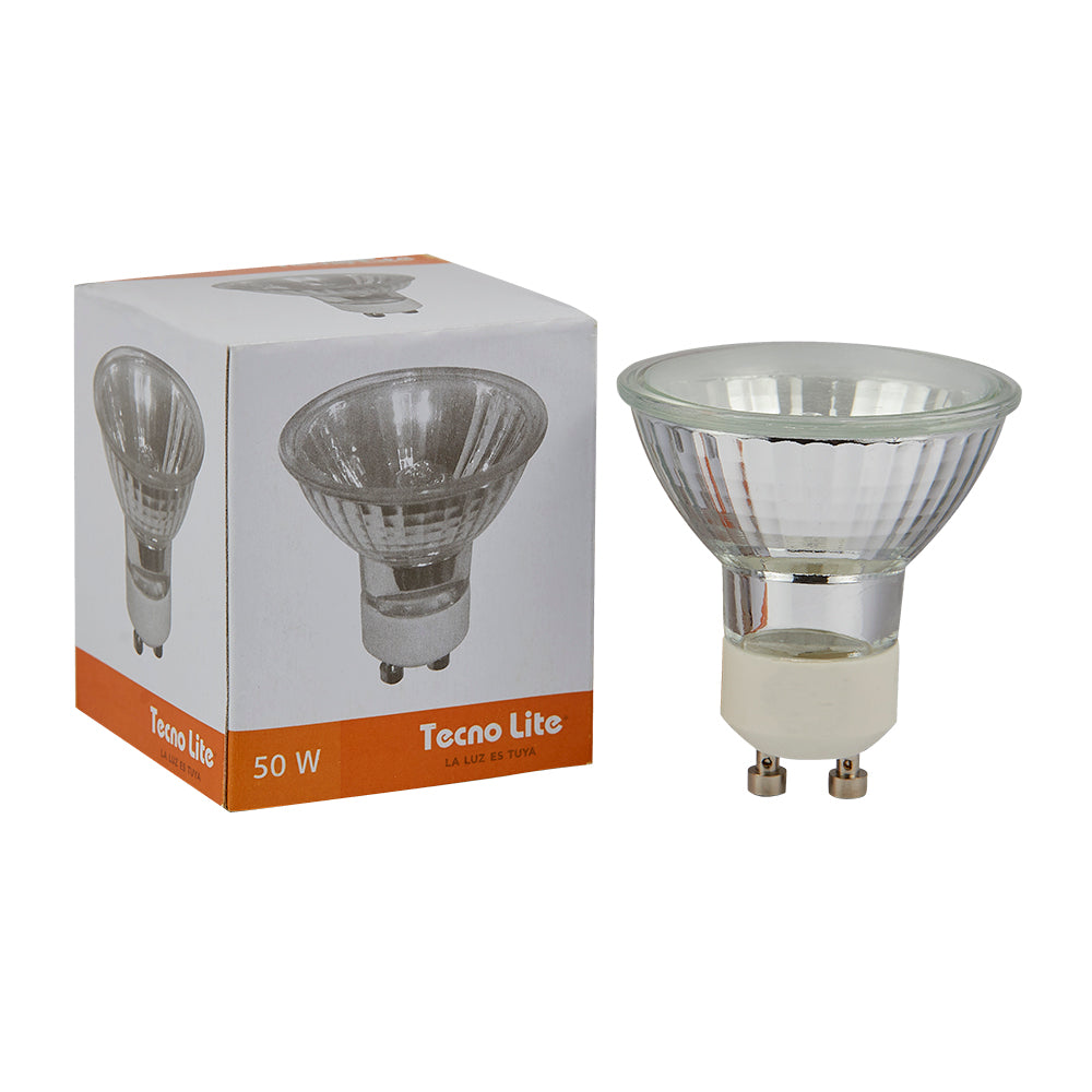 Lámpara HALÓGENAS G TECNO LITE GU10-50/C Tienda EEGSA