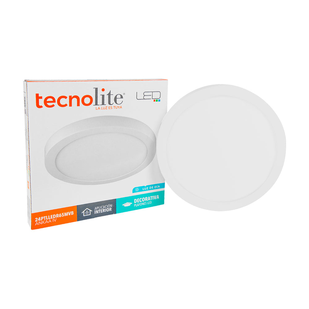 Luminario inte TECNO LITE 24PTLLEDR65MVB Tienda EEGSA