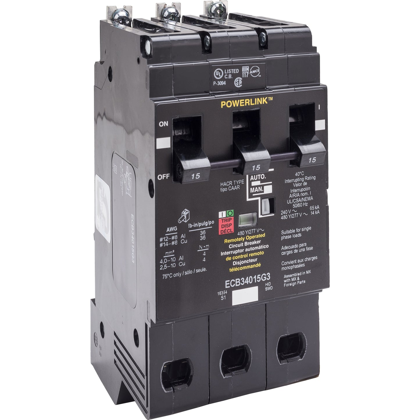 INTERRUPTOR G3 15A Schneider ECB34015G3 Tienda EEGSA