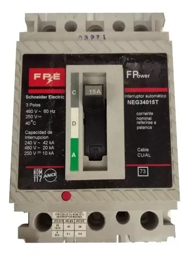 Interruptor TM NEG SCHNEIDER NEG34015T