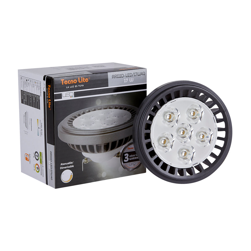 Lámpara led TECNO LITE AR111D-LED/17W40 Tienda EEGSA