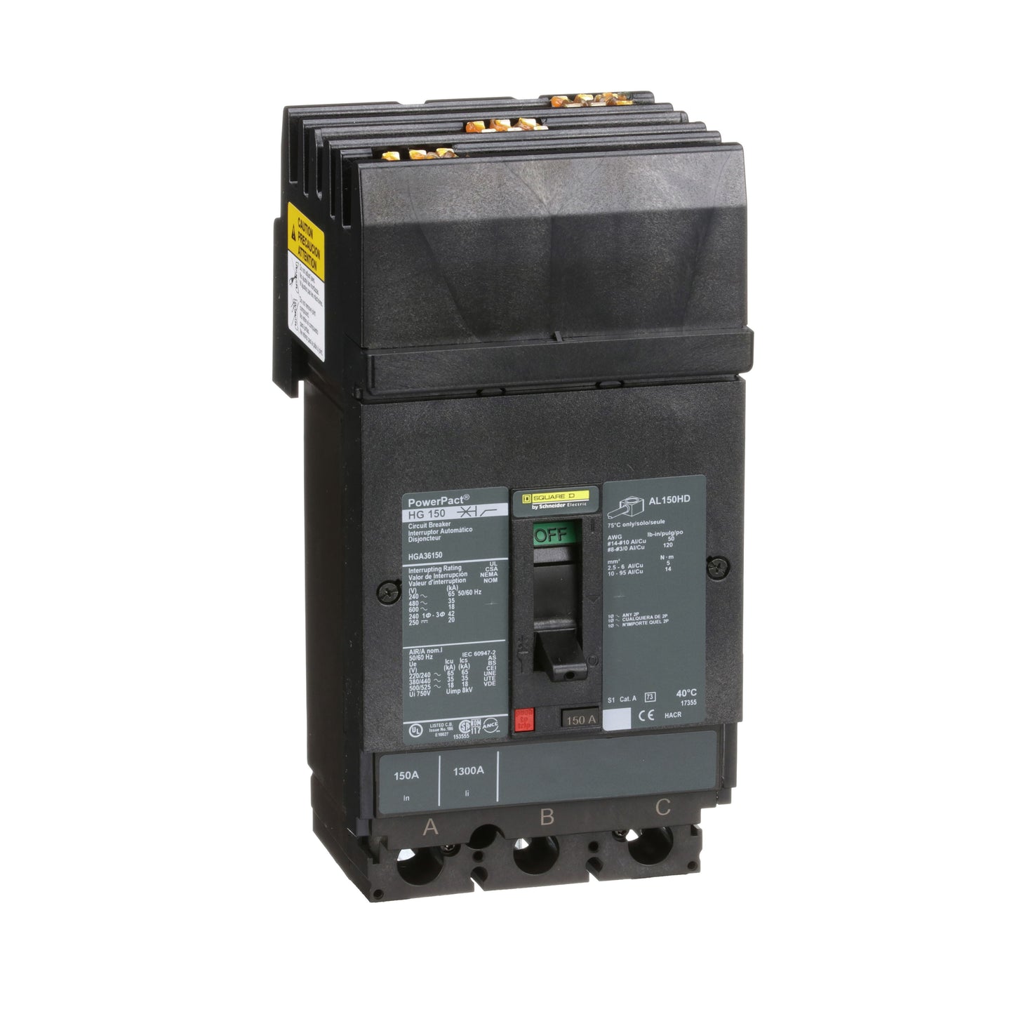 INTERRUPTOR 150A Schneider HGA36150