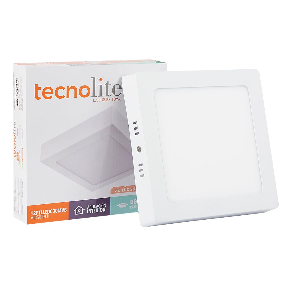 Luminaria Inte TECNO LITE 12PTLLEDC30MVB Tienda EEGSA