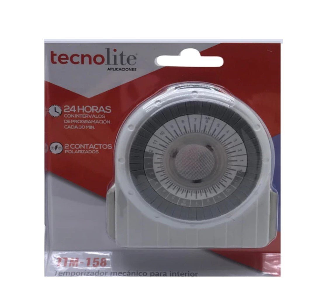 Temporizador Mecánic TECNO LITE TTM-158 Tienda EEGSA
