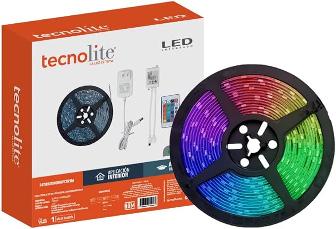 TIRA LED RGB CON CO TECNO LITE TL-RGB-CI Tienda EEGSA