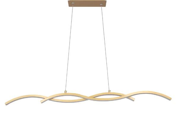 COLGANTE ONDULADO LUZ CALIDA 2CLTP704