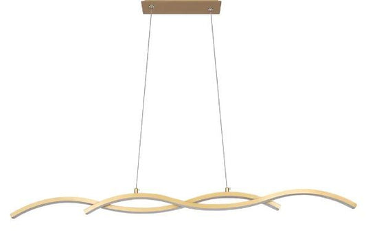 COLGANTE ONDULADO LUZ CALIDA 2CLTP704