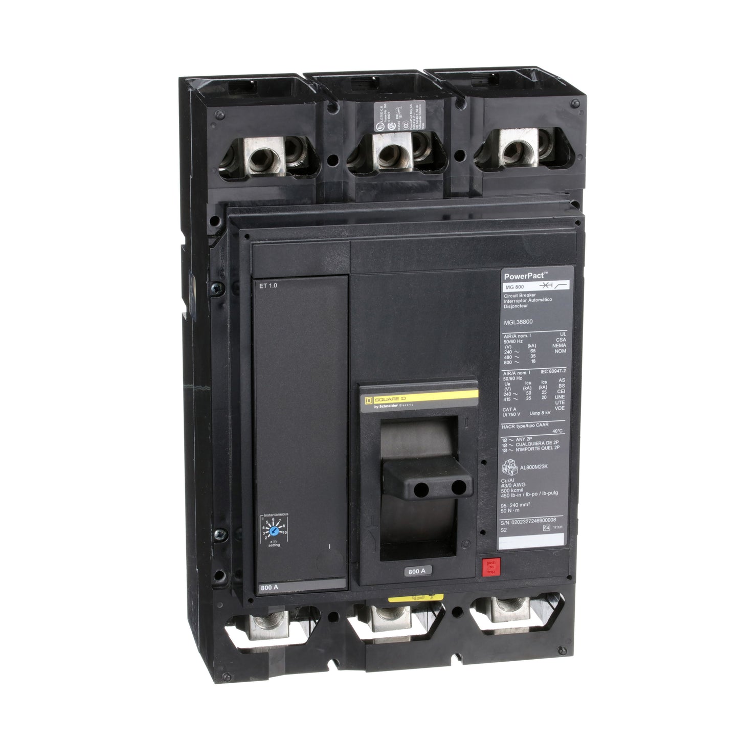INTERRUPTOR800A  Schneider MGL36800