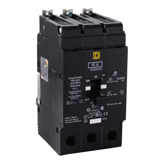 INTERRUPTOR  3P 15 A  Schneider EDB34015