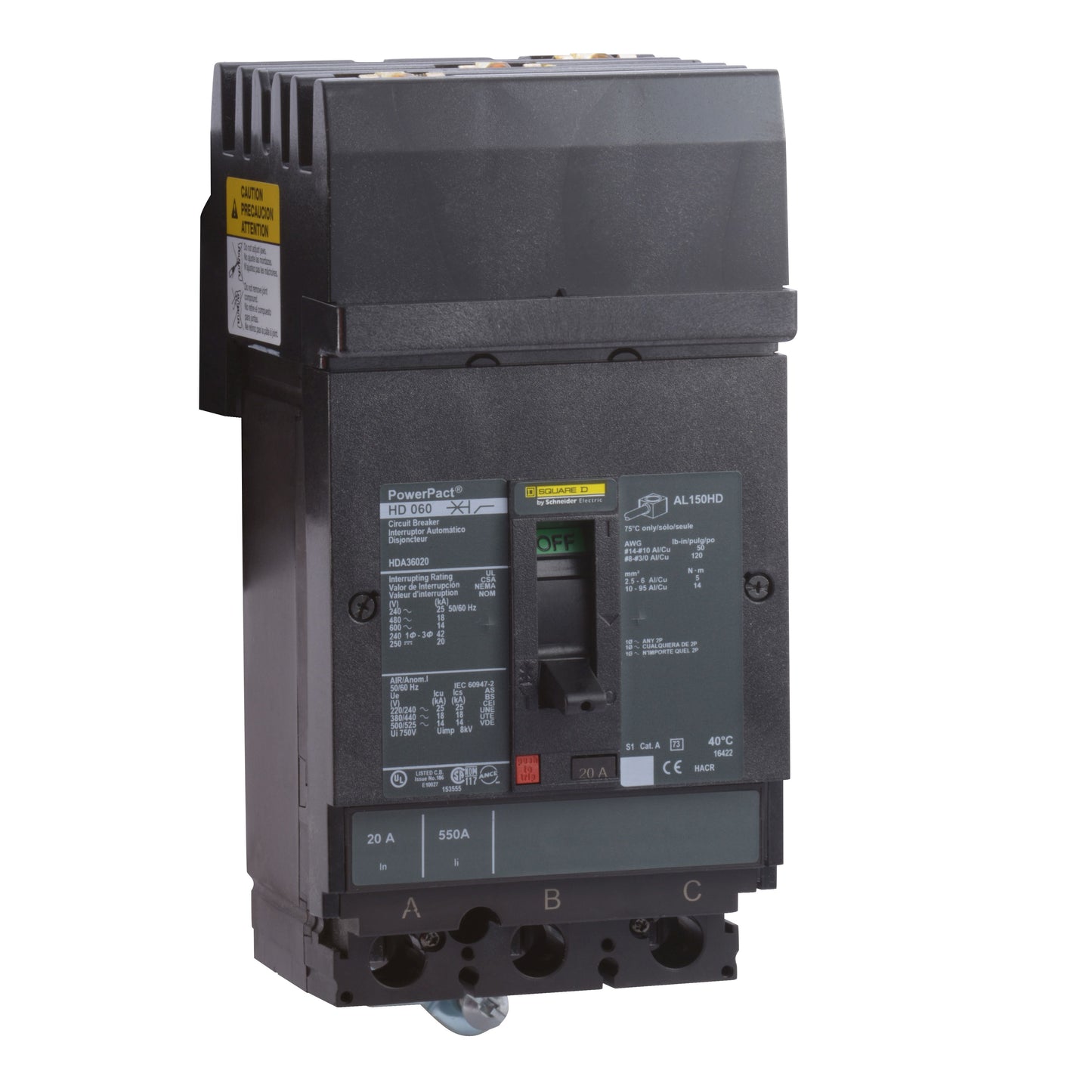 INTERRUPTOR 020A Schneider HDA36020